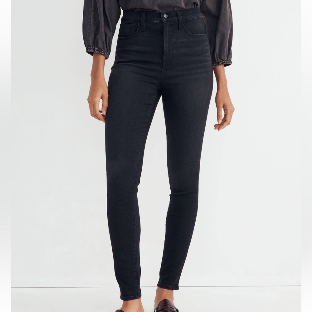 Madewell High-Rise Roadtripper Supersoft Skinny Jeans in Lakedale Wash